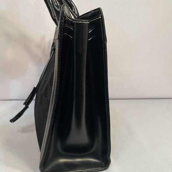 BLACK TOTE BAG by HIROSHIMA - PREVIOUSLY LOVED - Picture 5 of 11